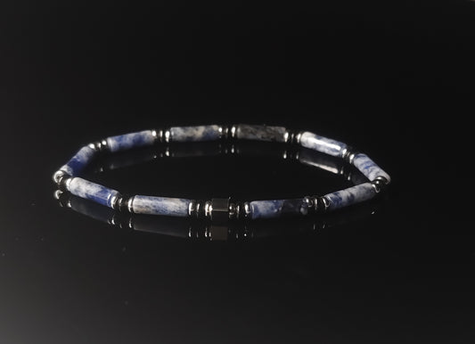 ソーダライトブレスレットIV（4mm）